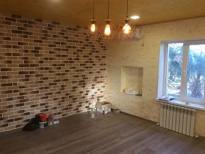 Дизайнерский ремонт двухэтажного коттеджа в Парковом